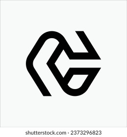 Creative C initial monogram minimal modern brand unique logo