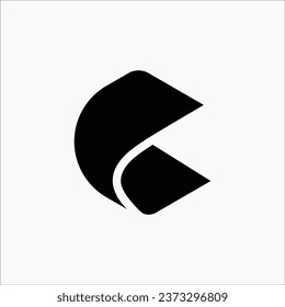 Creative C letter flat brand modern unique logo design