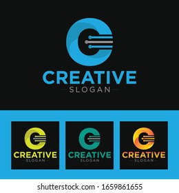 Creative C Letter Logo Design.