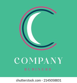 Creative C Letter Logo Design 