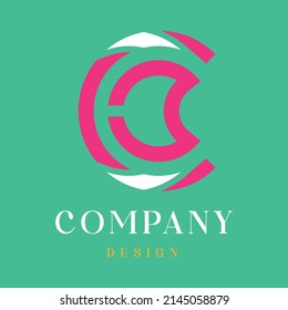 Design des Creative-C-Letter-Logos 