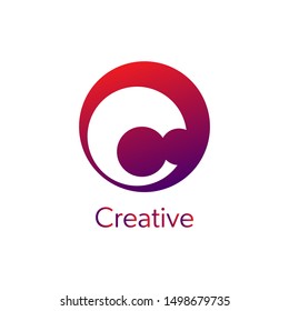 Creative C Letter Logo Icon Design for Business Sign, Identity, Label, Badge. Initial C logo concept