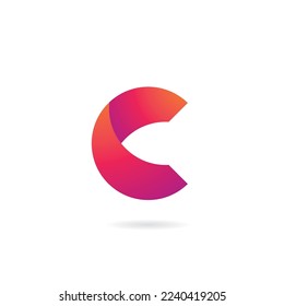 Creative C Logo icon initials based Letters in vector.