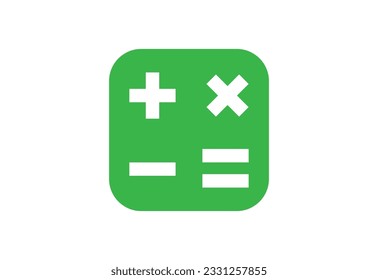Creative Calculator logo icon, Vector design template