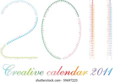 Creative calendar 2011