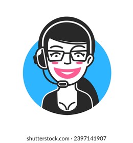 creative call center logo template design vector, consultation, podcast logo design inspiration