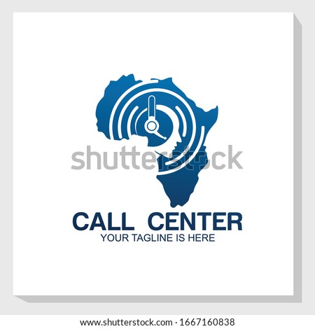 creative call center logo template design vector, communication and consult logo vector