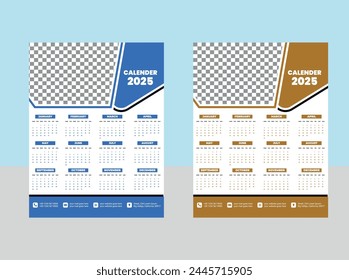 Creative Callender Design Template 2025