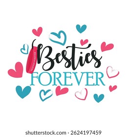 Creative calligraphy of happy friendship day 
