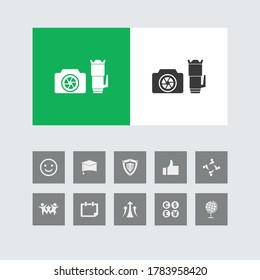 Creative Camera Icon mit Bonus Icons.