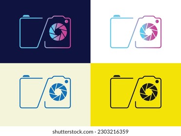 Creative Camera Icon Logo Design