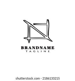 imagen del logotipo de la cámara creativa plantilla de diseño de dibujos animados icono ilustración del vector aislado negro