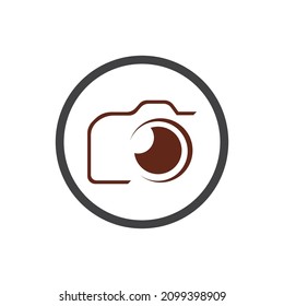 plantilla de diseño vectorial de logotipo de fotografía de cámara creativa