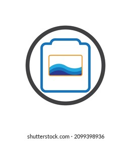creative camera photography logo icon vector design template