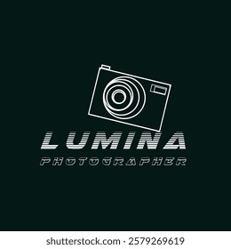 Creative Camera Typography, Modern Photography Logo