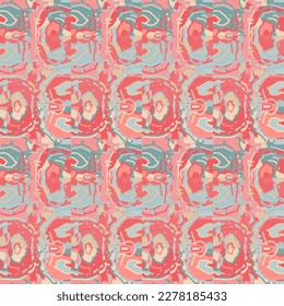 Creative camouflage geometric ornament. Abstract camo seamless background pattern. Design for fabric, textile print, wrapping paper, cover. Vector illustration