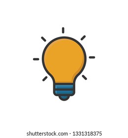 creative campaign icon vector design filled outline style