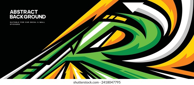 Creative Car Decal Vectors file