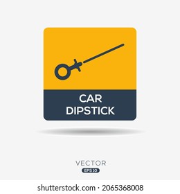Icono creativo (barra de dibujo del coche),Signo del vector.