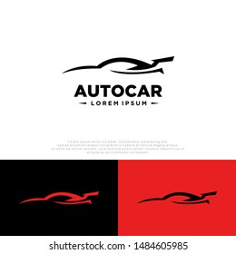 creative car logo design, modern logo illustrator