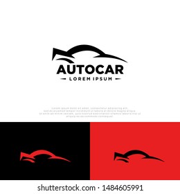 creative car logo design, modern logo illustrator
