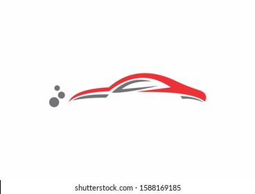 Creative car logo design template. car wash symbol