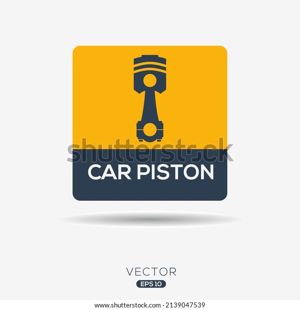 Creative (Car piston)\
Icon ,Vector sign.