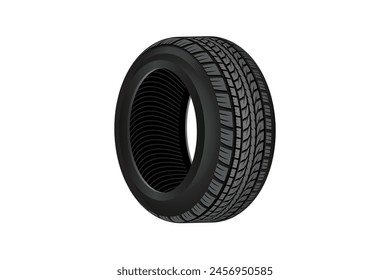 Creative car tire advertisement poster. Information. Banner. Store poster. Flyer. Brochure. Web design. 