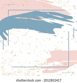 Tarjeta creativa con fondo de marco geométrico abstracto.Estilo hipster a la moda. Usable para tarjetas de felicitación, invitaciones, afiche, volante, folleto, pegatina, planificador o cubierta