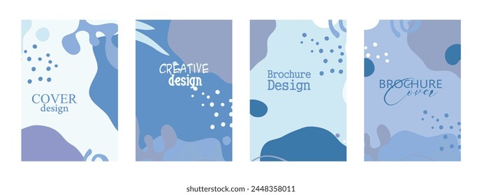 creative card, cover and background with abstract shapes and colors.