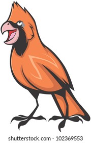 Creative Cardinal Bird Illustration