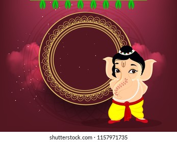 Ganpati Banner Background Design Hd - Free Download Vector PSD and