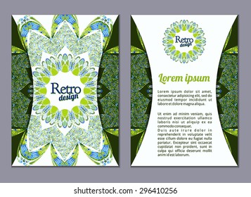 Creative cards, brochure, booklet .  Patterns for Posters, Flyers and Banner Designs. Ideal for Save The Date, baby shower, mothers day, valentines day, birthday.