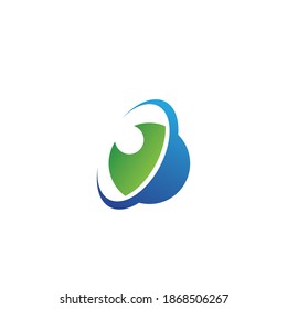 diseño de logotipo de concepto de cuidado creativo