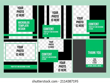 Creative carousel design with flat design style