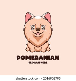 Creative Cartoon Dog Pet Shop Mascot Cute Animal Logo Design