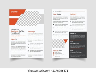 Creative case study template design