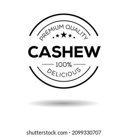 Creative (Cashew) Logo, Cashew  Sticker, Vector Illustration.