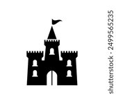 Creative Castle icon Design Template