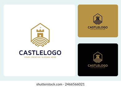 Plantilla de diseño de logotipo de Creative Castle