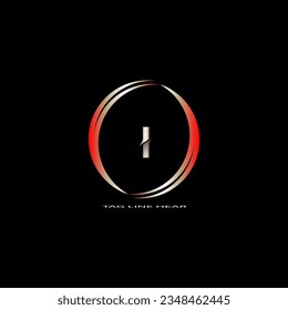 creative cercle logo desing.red letter logo for your business.