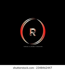 creative cercle logo desing.red letter logo for your business.