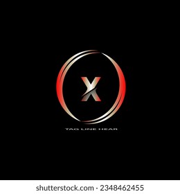 creative cercle logo desing.red letter logo for your business.