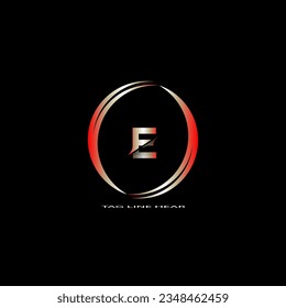 creative cercle logo desing.red letter logo for your business.