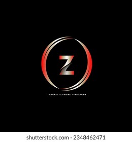 creative cercle logo desing.red letter logo for your business.