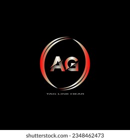 creative cercle logo desing.red letter logo for your business.