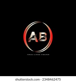 creative cercle logo desing.red letter logo for your business.
