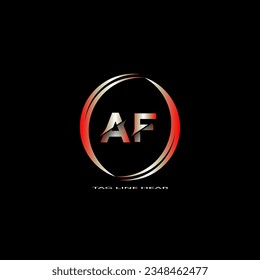 creative cercle logo desing.red letter logo for your business.