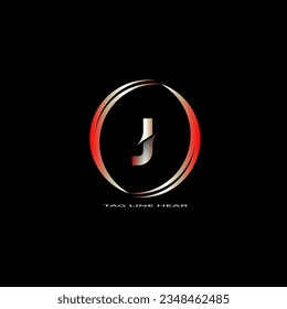 creative cercle logo desing.red letter logo for your business.