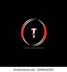 creative cercle logo desing.red letter logo for your business.